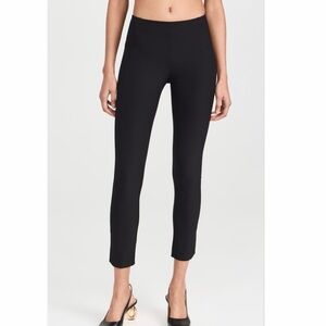 Veronica Beard Black Zip Back Scuba Pants 4